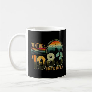 40 Year Old Retro Gift Men Women Vintage 1983 40th Coffee Mug
