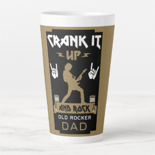 40 Year Old Rockers Birthday Latte Mug