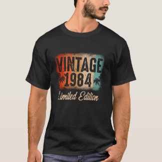 40 Year Old Vintage 1984 Limited Edition 40th Birt T-Shirt