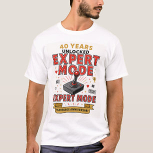 40 YEARS – EXPERT MODE 40th Anniversary T-Shirt