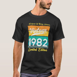 40 Years Of Being Awesome T 1982 Limited Edition T-Shirt