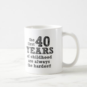 40 Years of Childhood Funny Mug