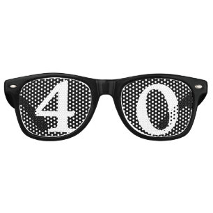 40 Years Old Birthday Party Sunglasses