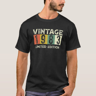 40 Years Old Gift Vintage 1983 Limited Edition T-Shirt