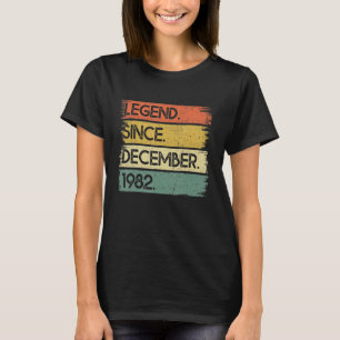 40 Years Old Legend Since December 1982 40th Birth T-Shirt
