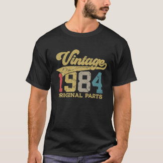 40 Years Vintage 1984 Retro 40th Birthday T-Shirt