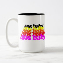 40s Baby Retro Colourful Typography 40th Birthday