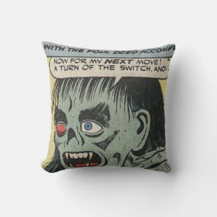 40s Horror Comic   Best vintage classic comic Cushion