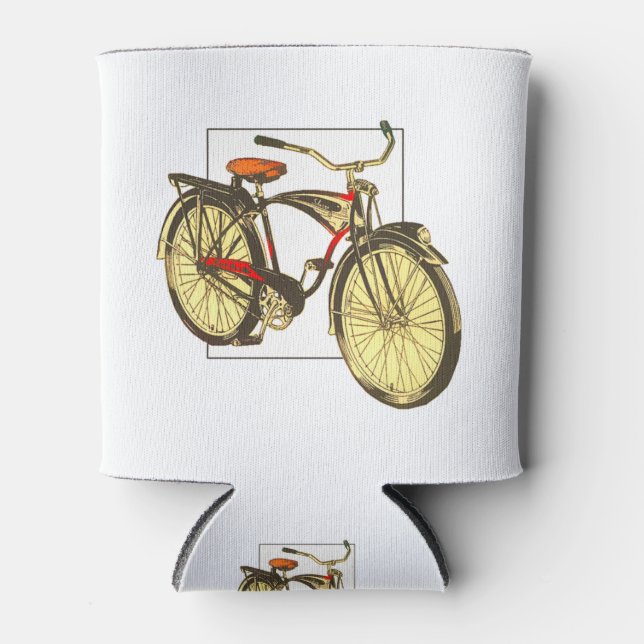 40's old bicycle can cooler (Front)