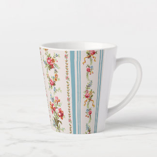 40s Sweet Floral Latte Mug