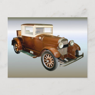 40s Vintage Automobile - Transportation Postcard