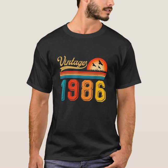 40th 1986 Gifts Born in 1986 Limited Edition 40 T-Shirt (Front)