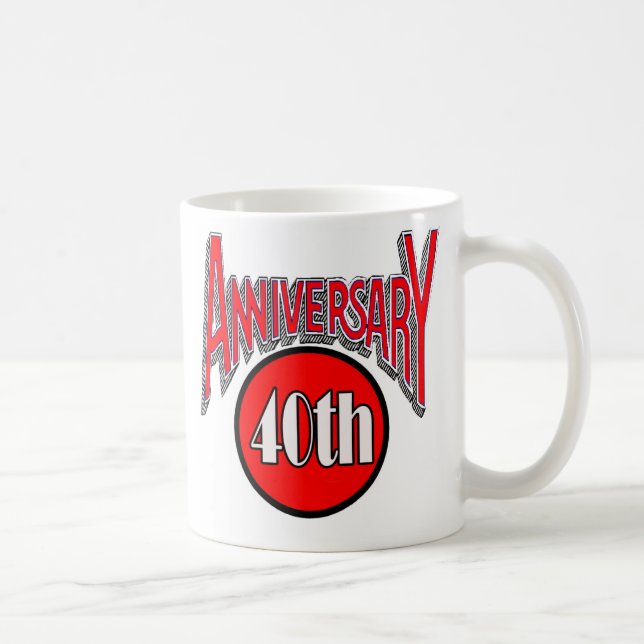40th anniversary coffee mug (Right)