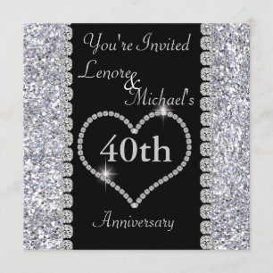 40th Anniversary Party Invitation