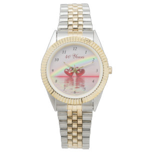 40th Anniversary Ruby Hearts Watch