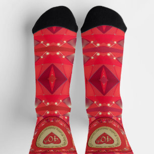 40th Anniversary Ruby Socks