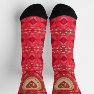 40th Anniversary Ruby Socks