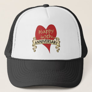 40th. Anniversary Trucker Hat