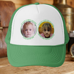 40th 'any age' milestone 2 photo green white trucker hat