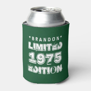 40th Birthday 1975 Limited Edition E29 GREEN Can Cooler