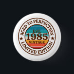 40th Birthday 3 Cm Round Badge<br><div class="desc">40th Birthday</div>