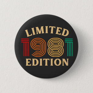 40th Birthday 6 Cm Round Badge