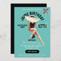 40th Birthday Bash Event Club Style Flyers B
