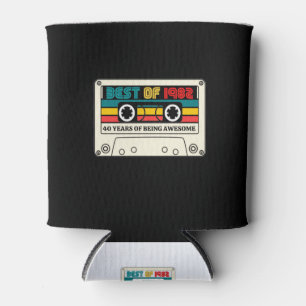 40th Birthday  Best Of 1982 Can Cooler