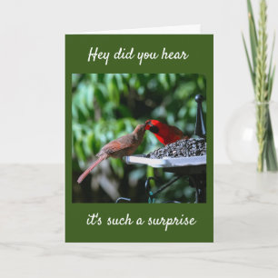 **40th BIRTHDAY** BIRDS ARE ALL CHIRPING ABOUT IT  Card