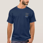40th Birthday Born 1983 Monogram Legend Blue Gold T-Shirt<br><div class="desc">Fun any year "Original Quality Legendary Inspiration" T-shirt for that special birthday. Add the year and name as desired in the template fields creating a unique birthday celebration accessory. Team this up with the matching gifts,  party accessories,  and clothing available in our store www.zazzle.com/store/thecelebrationstore</div>