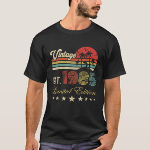 40th Birthday Born 1985 Vintage Limited Edition 40 T-Shirt