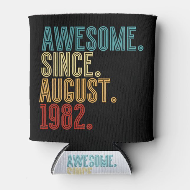 40th Birthday Can Cooler (Front)