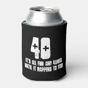 40th Birthday Can Cooler
