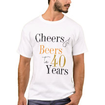 40th Birthday Cheers Beers Party