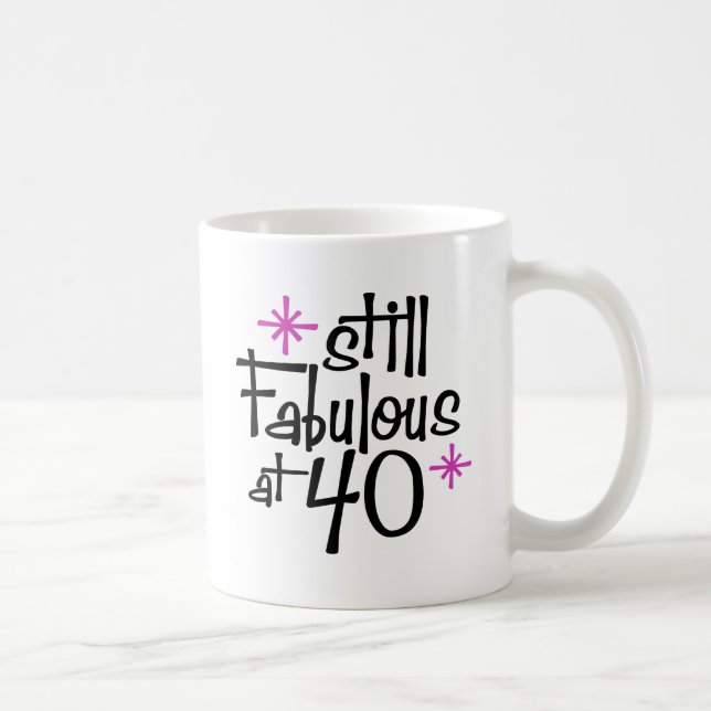 40th Birthday Coffee Mug (Right)