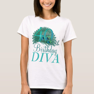 40th Birthday Diva Shirts