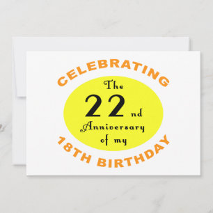 40th Birthday Gag Gift Card