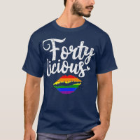 40th Birthday Gift for Gay Lesbian LGB Fortyliciou