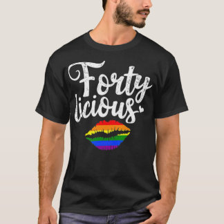 40th Birthday Gift for Gay Lesbian LGBT  T-Shirt