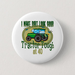 40th Birthday Gifts 6 Cm Round Badge