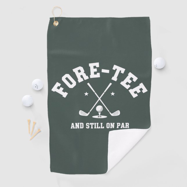 40th Birthday Golf 40th Birthday Gift Golfing  Towel (InSitu)
