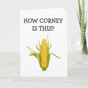 **40th BIRTHDAY HUMOR** CORNY JOKE FOR SURE Card