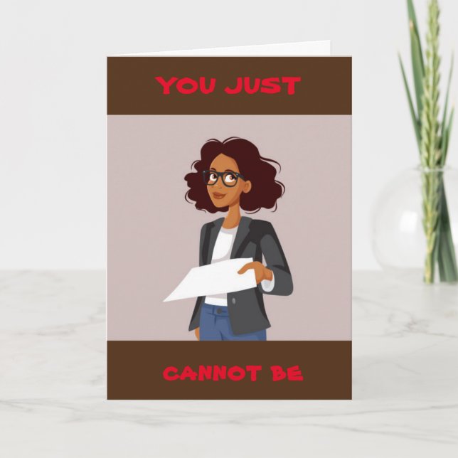 **40th BIRTHDAY HUMOR** LAWYER Card (Front)