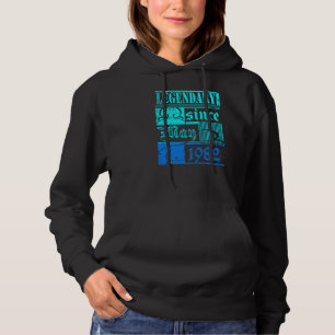 40th Birthday Legendary Since May 1982 Vintage Ret Hoodie