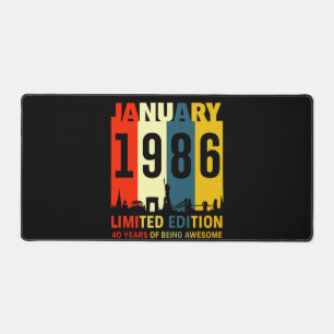 40th Birthday - Limited Edition Desk Mat