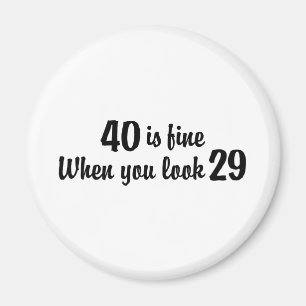 40th Birthday Magnet