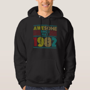 40th Birthday May Born 40 Years Awesome Since May  Hoodie