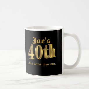 40th birthday Mug personalised