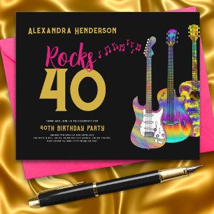 40th Birthday Party Rocks 40 Budget