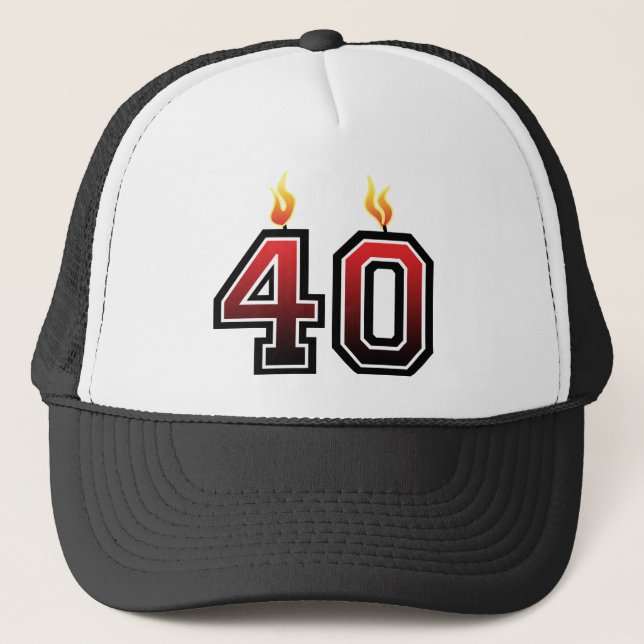40th Birthday Party Trucker Hat (Front)